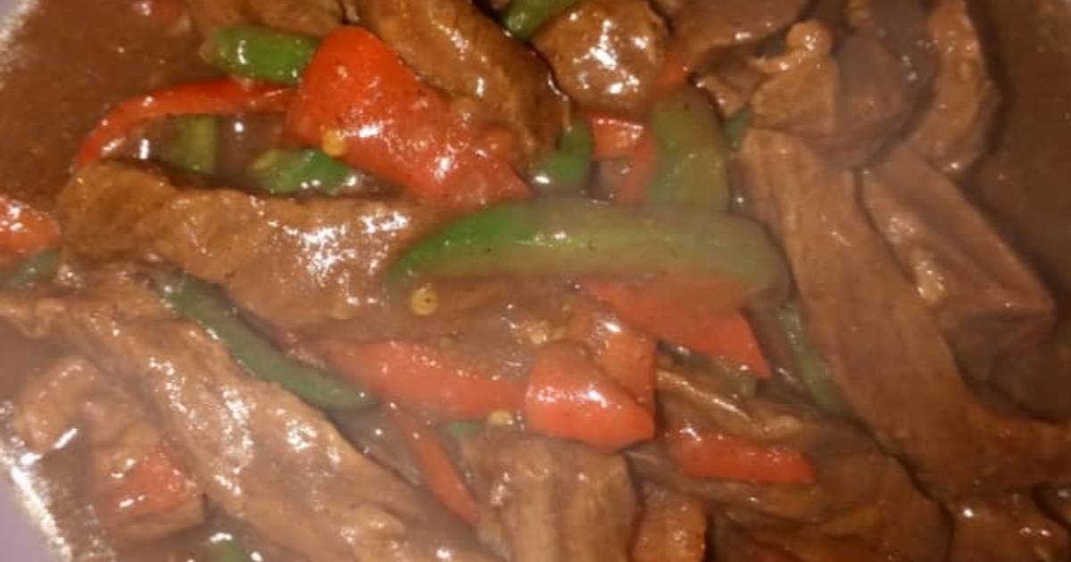 Shredded beef sauce Recipe by Fatima Dewa Cookpad