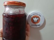 Una foto de blueberry compota