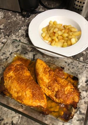Una foto de Pechugas de Pavo al Horno