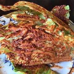 A picture of California Farm Young Green Cabbage KimChi.