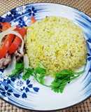 Cơm chiên thịt bò xào