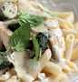 Simple Way Make Recipe Basil, Lemon and Garlic Chicken Pasta that is Perfect, Delicious}