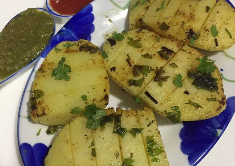 Steps to Prepare Ultimate Garlic butter potato