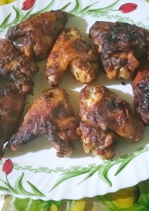 Une photo de Ailes de poulet au four