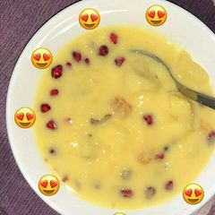 A picture of Fruit custard.