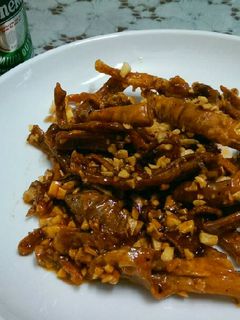 Hình của món Khô Mực Chiên Nước Mắm.
