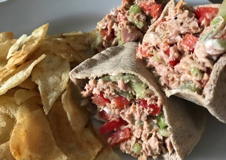 Simple Way to Make Ultimate Tuna lunch &#34;wrap&#34;