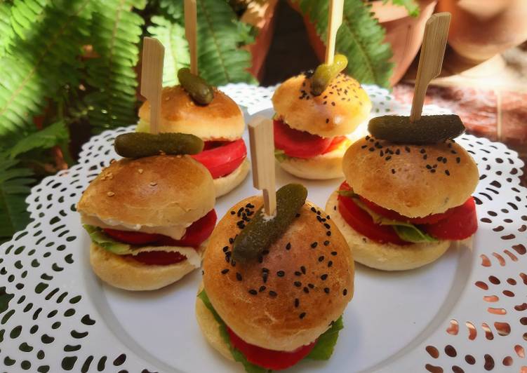 La façon simple de faire des recettes Minis burgers 🍔 spécial