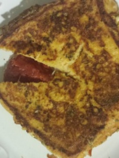 Una foto de Sandwich pizza