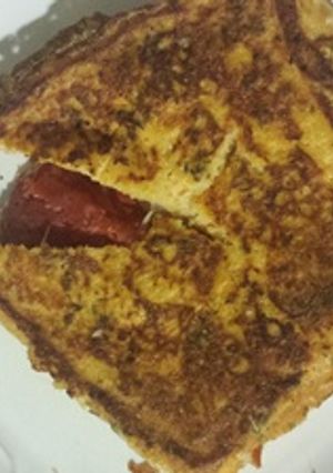 Una foto de Sandwich pizza