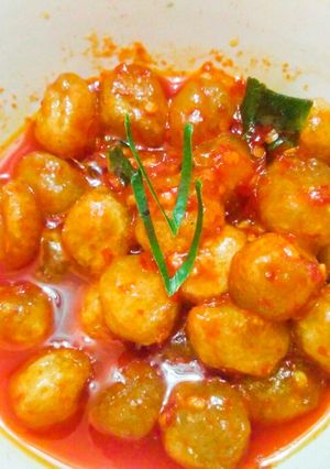 Foto resep Cimol cikruh pedas