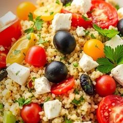 A picture of Mediterranean Quinoa Salad.