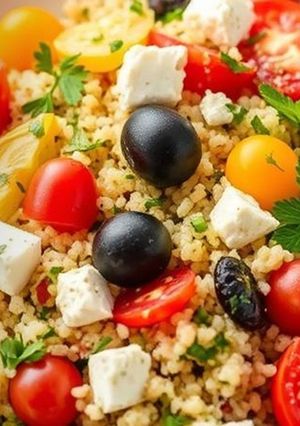 A picture of Mediterranean Quinoa Salad.