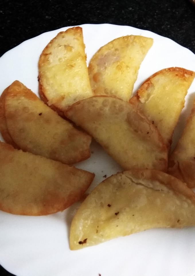 Una foto de Empanadillas de berenjena y pimiento rojo