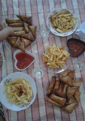 صورة لوصفة 🍔 فطاير مقلية 🍔