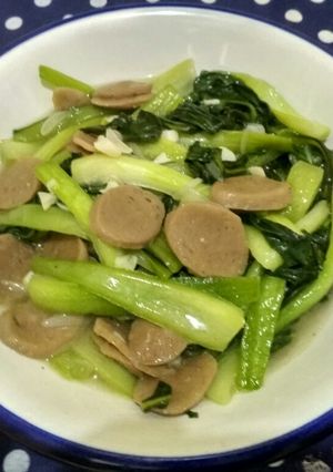 Foto resep Tumis pakbos (pakcoy baso) simple