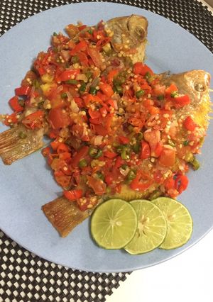 Foto resep Ikan nila sambal dabu dabu