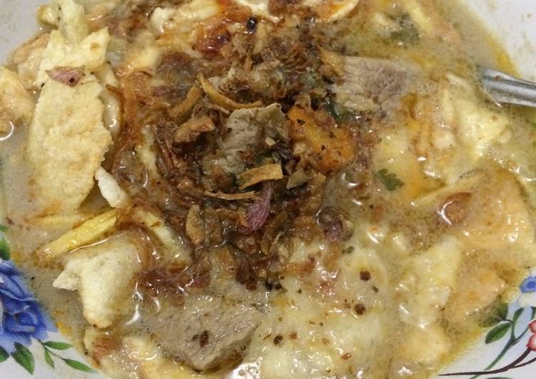 Resep Sop Daging Kuah Kental (gak pake santen) yang Enak Banget