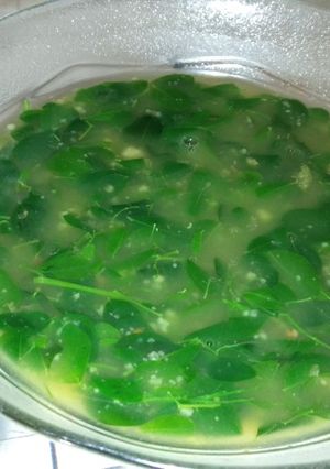 Foto resep Menir daun kelor (No santan)