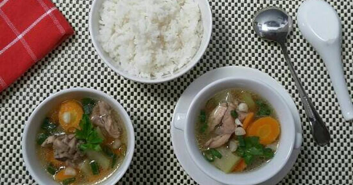 24 resep sup ayam labu siam enak dan sederhana - Cookpad