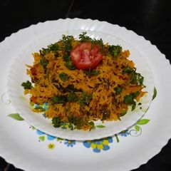 Mustard seeds spicy rice A picture of Mustard seeds spicy rice.