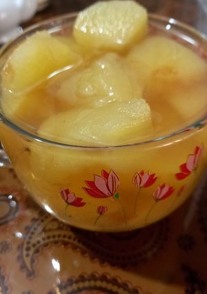 عکسی از دستور کمپوت دوسیب