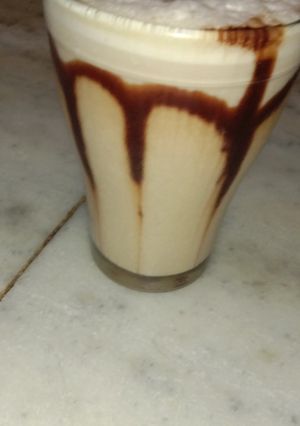 A picture of Chocolate milk shake.