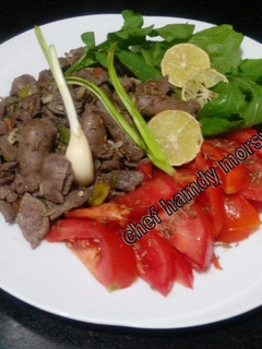 صورة لوصفة شاورما كبدة وسدق