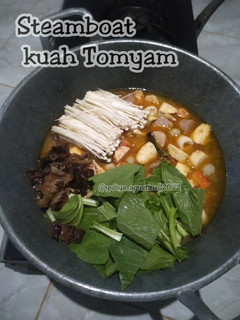 Foto resep Steamboat kuah tomyam#suki