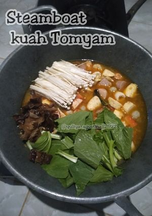 Foto resep Steamboat kuah tomyam#suki