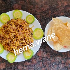 A picture of Masoor pulav.