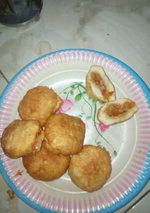 A picture of Filled puff-puff.
