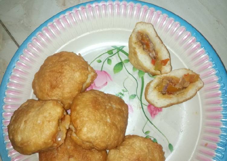 Easiest Way to Prepare Super Quick Homemade Filled puff-puff