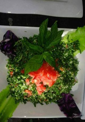 صورة لوصفة تبولة سورية