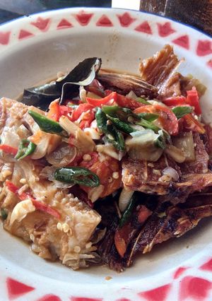 Foto resep Tumis tulang ikan asin jambal