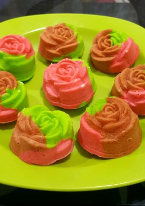 Foto resep Bolu kukus mawar lembut