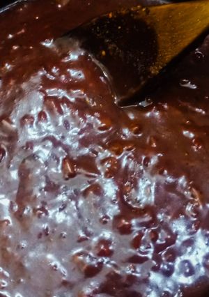 Una foto de Salsa de vino tinto