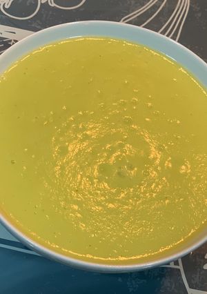 Una foto de Crema Calabacín