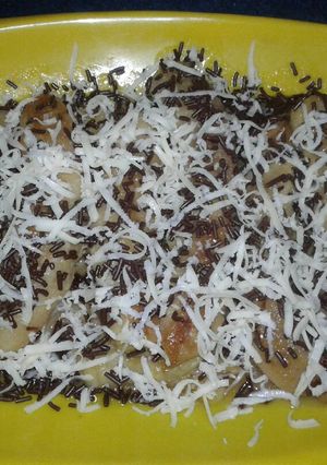 Foto resep Pisang Bakar Coklat Keju