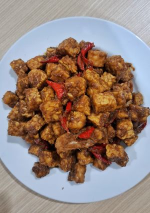 Foto resep Orek tempe basah praktis
