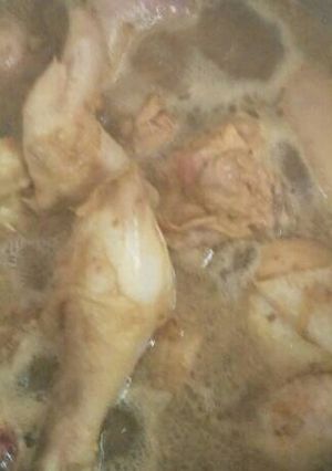 Foto resep Ayam ungkep bumbu kuning