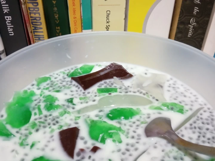 Cara Mudah Membikin Resep Es agar2 kuah fiber creme yang Menggugah Selera Anti Ribet, Menggugah Selera
