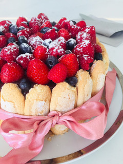 Foto de Charlotte Russe de Frutos Vermelhos