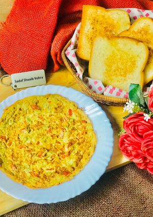 A picture of Pakistani Omelette.