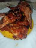 Alitas de Pollo a la Miel y Soja