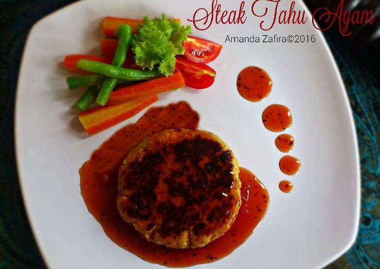 Resep Steak Tahu Ayam oleh Amanda  Garden To Table - Cookpad