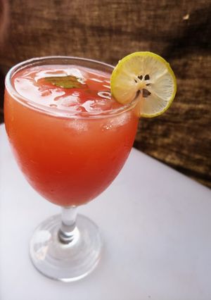 A picture of Sunset Carnival Mocktail.