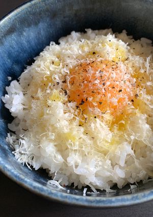 A picture of Egg & Parmesan On Rice.