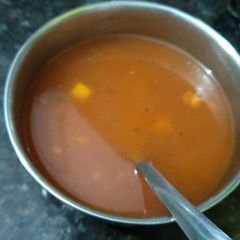 A picture of Tomato soup.