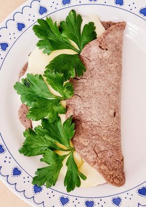 Una foto de Masa para tacos de harina de trigo sarraceno 🥞Tortillita, bajo FODMAPs 🥞Sin refinados